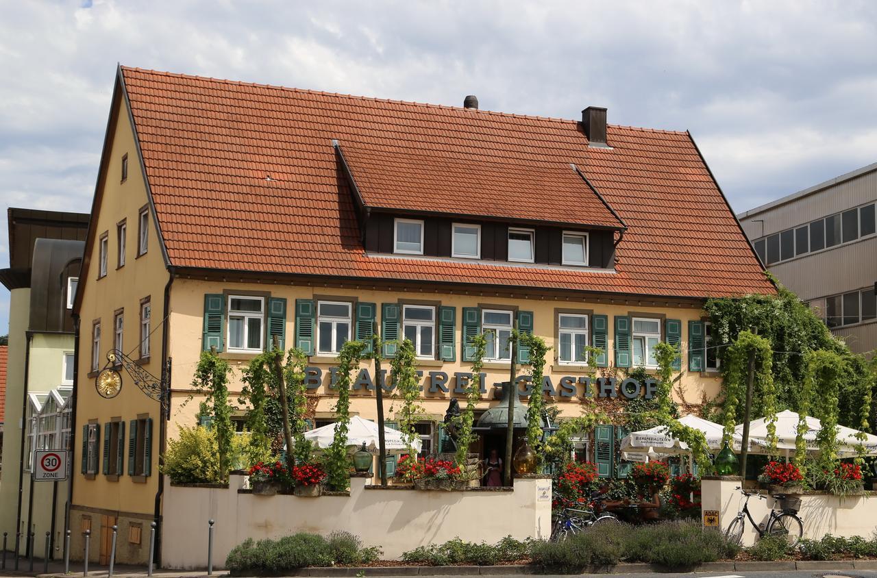 Brauereigasthof Dachsenfranz Zuzenhausen Dış mekan fotoğraf