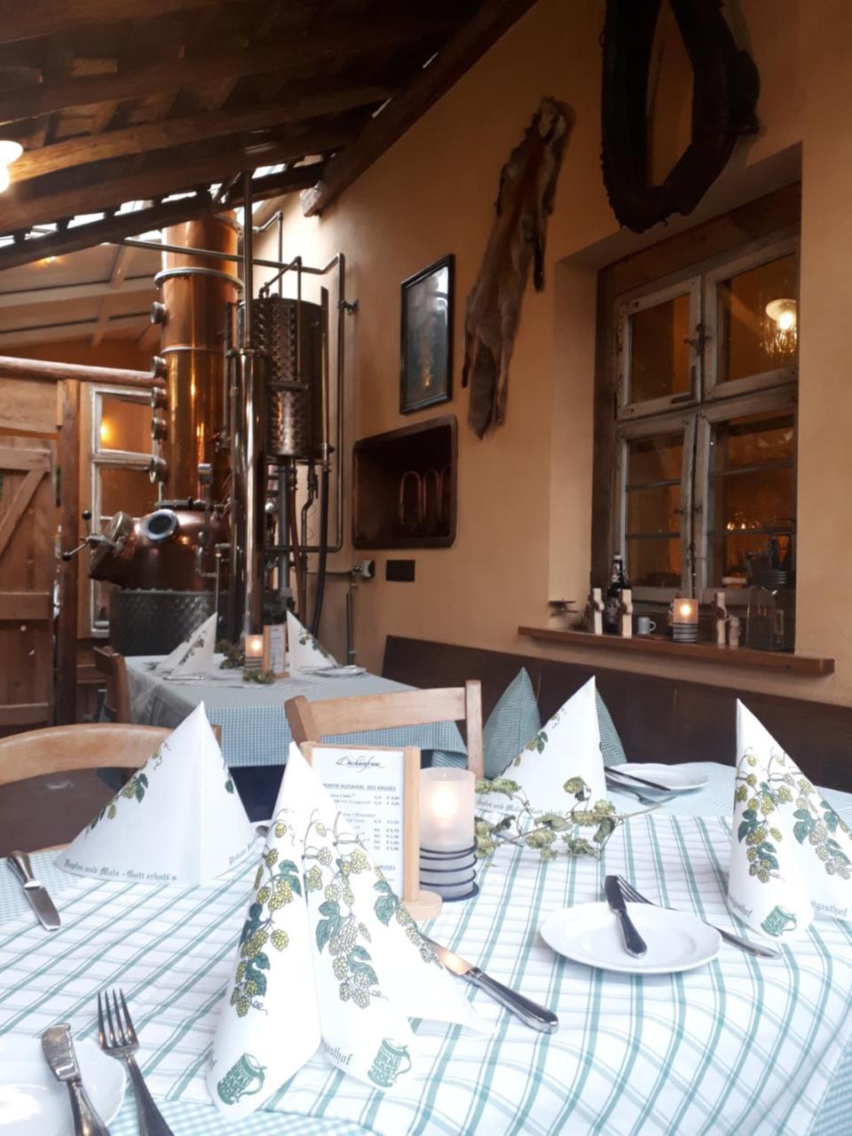 Brauereigasthof Dachsenfranz Zuzenhausen Dış mekan fotoğraf